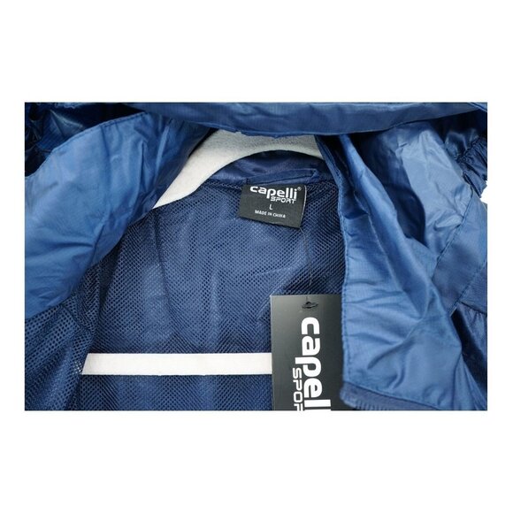 NWT Capelli Sports Basics All Weather Jacket Large Navy Marin FC Embroidered - Picture 7 of 7